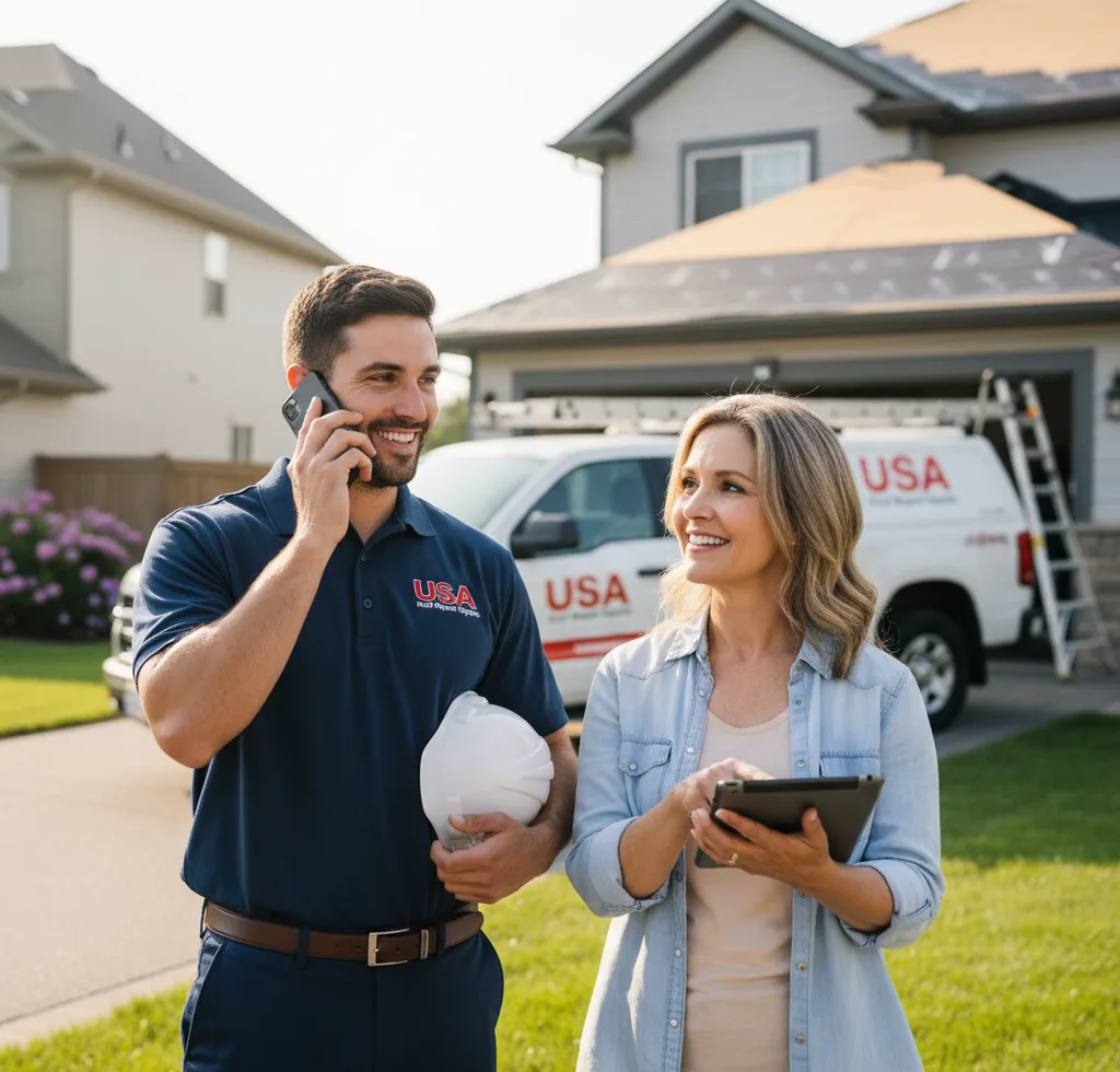 USA Roof Repair Experts customer support in Perryton